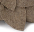 Hand Felted Wool Pillow - 3D Flower in Gray on Gray – 20" - ARCADIA HOME